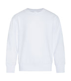 ATC Everyday Collection ATCY2400, Fleece Crewneck Youth Sweatshirt, White