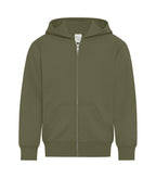 ATC Everyday Collection ATCY2600, Fleece Full Zip Youth Hoodie, Military Green