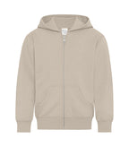 ATC Everyday Collection ATCY2600, Fleece Full Zip Youth Hoodie, Sand
