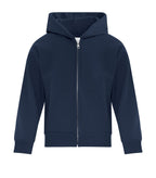 ATC Everyday Collection ATCY2600, Fleece Full Zip Youth Hoodie, Navy