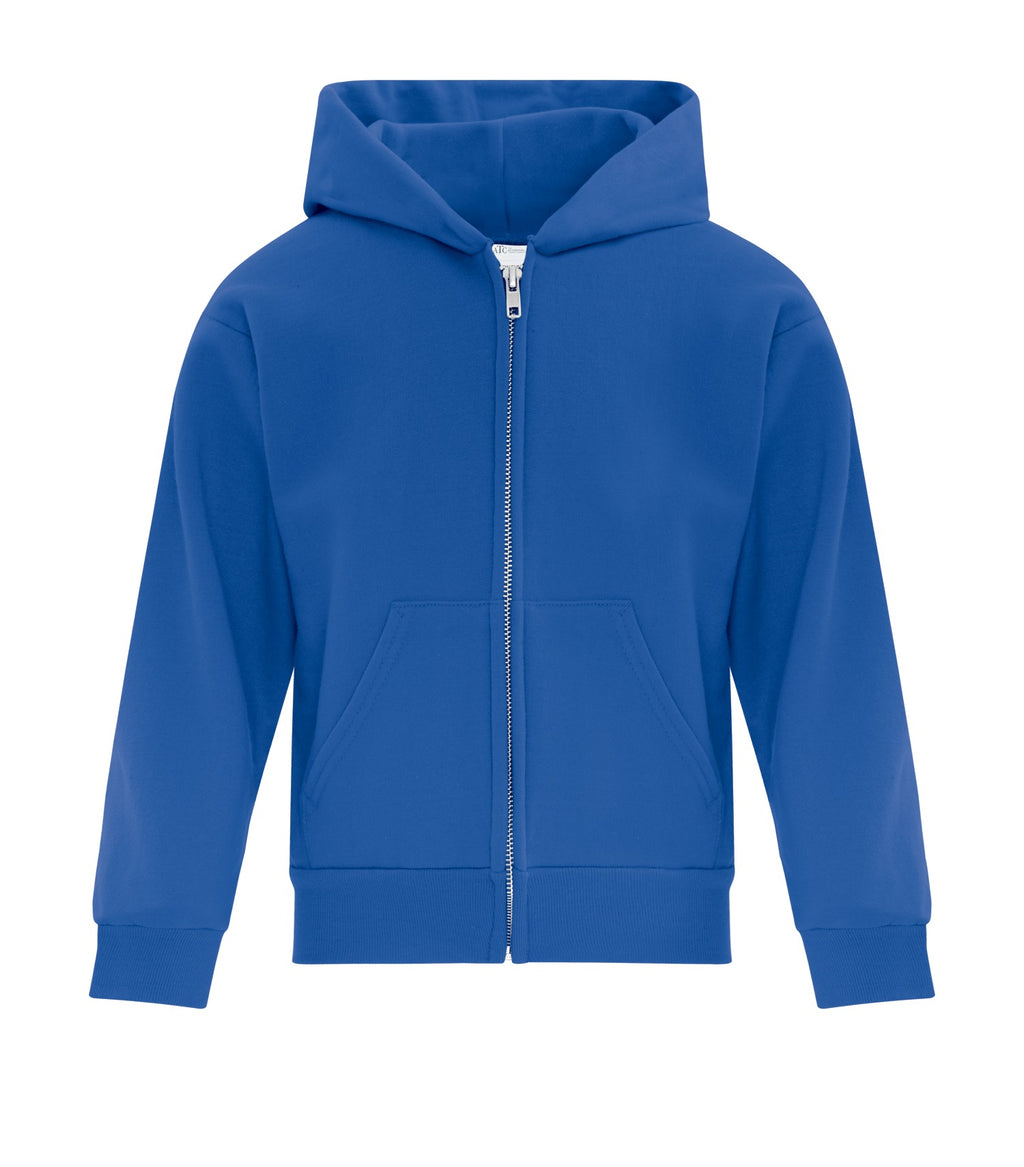 ATC Everyday Collection ATCY2600, Fleece Full Zip Youth Hoodie, Royal