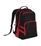ATC B1035, Varcity Backpack. 28l, Black/True Red