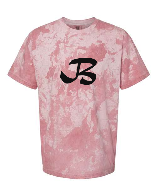 Alphabet B T-Shirt 9 inch calligraphy Black ink, Clay
