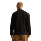 SHAKA WEAR Max Heavyweight Oversized Long Sleeve, - 7.5 Oz, Black