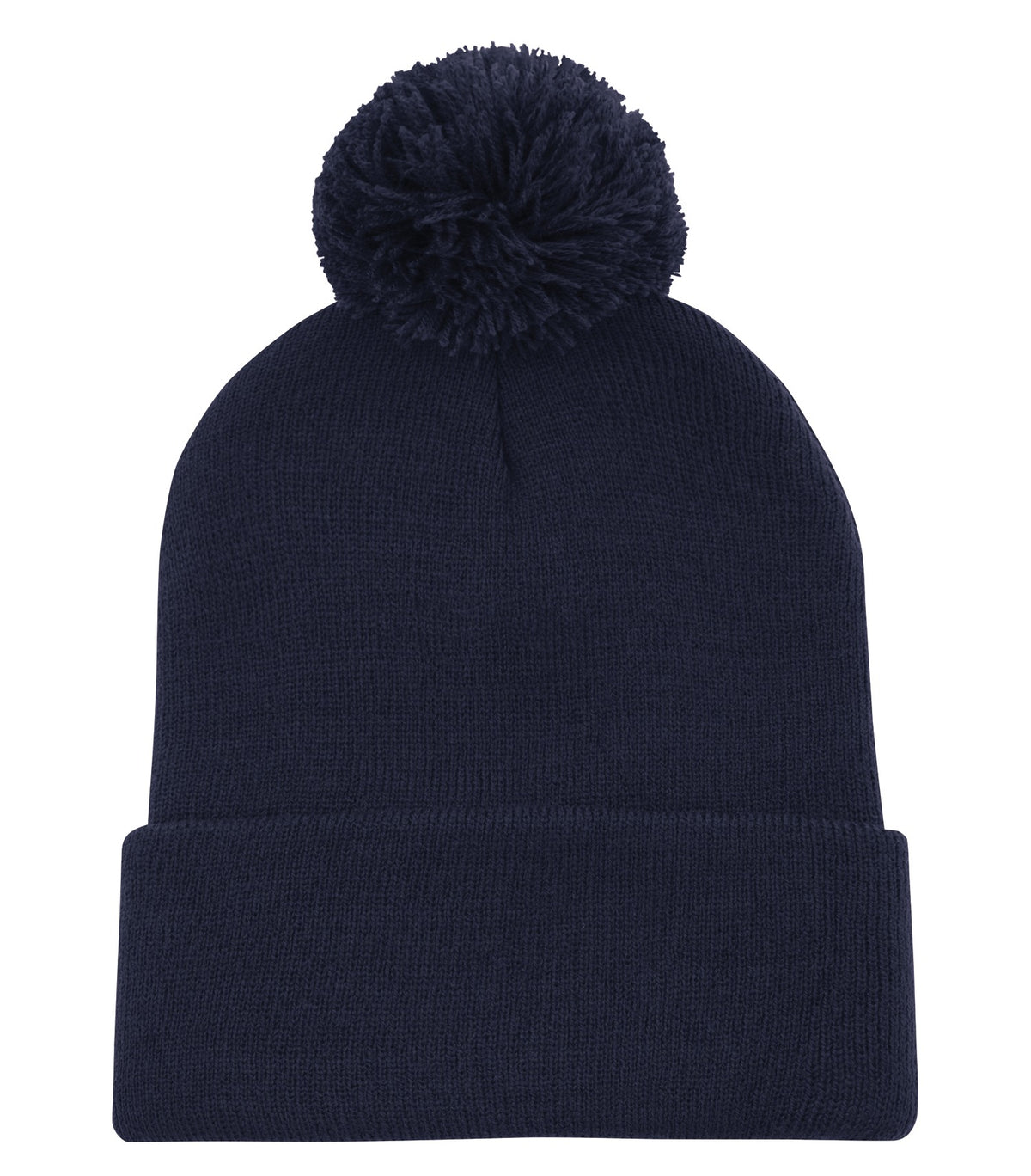 ATC Everyday Collection C1202, Pom Pom Cuff Toque, True Navy