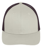 ATC Everyday Collection C1318, Snapback Trucker Cap, Sand/Dark Chocolate Brown