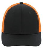 ATC Everyday Collection C1318, Snapback Trucker Cap, Black/Orange