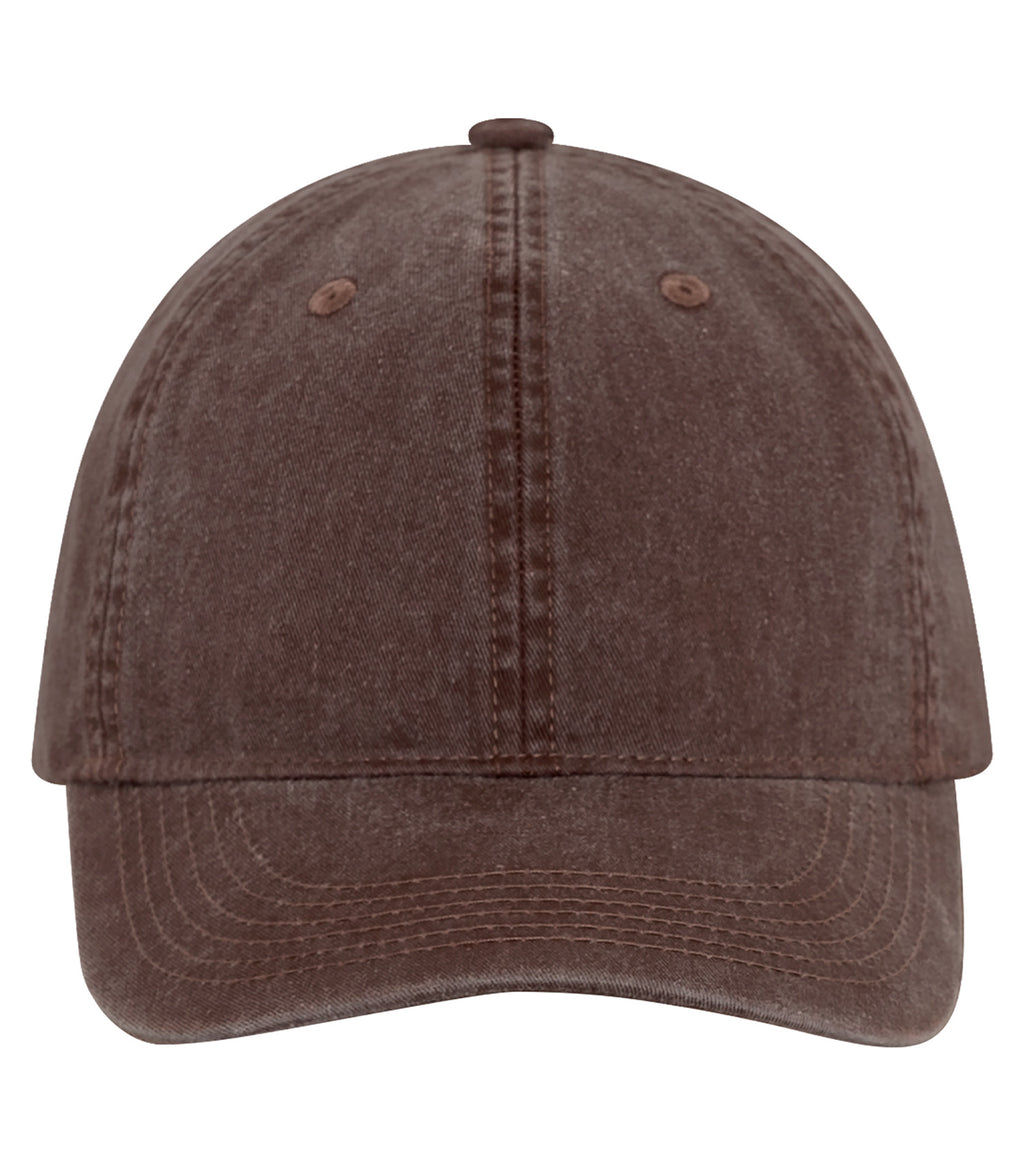 ATC C1321, Pigment Dyed Cap, Dark Brown
