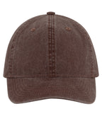 ATC C1321, Pigment Dyed Cap, Dark Brown