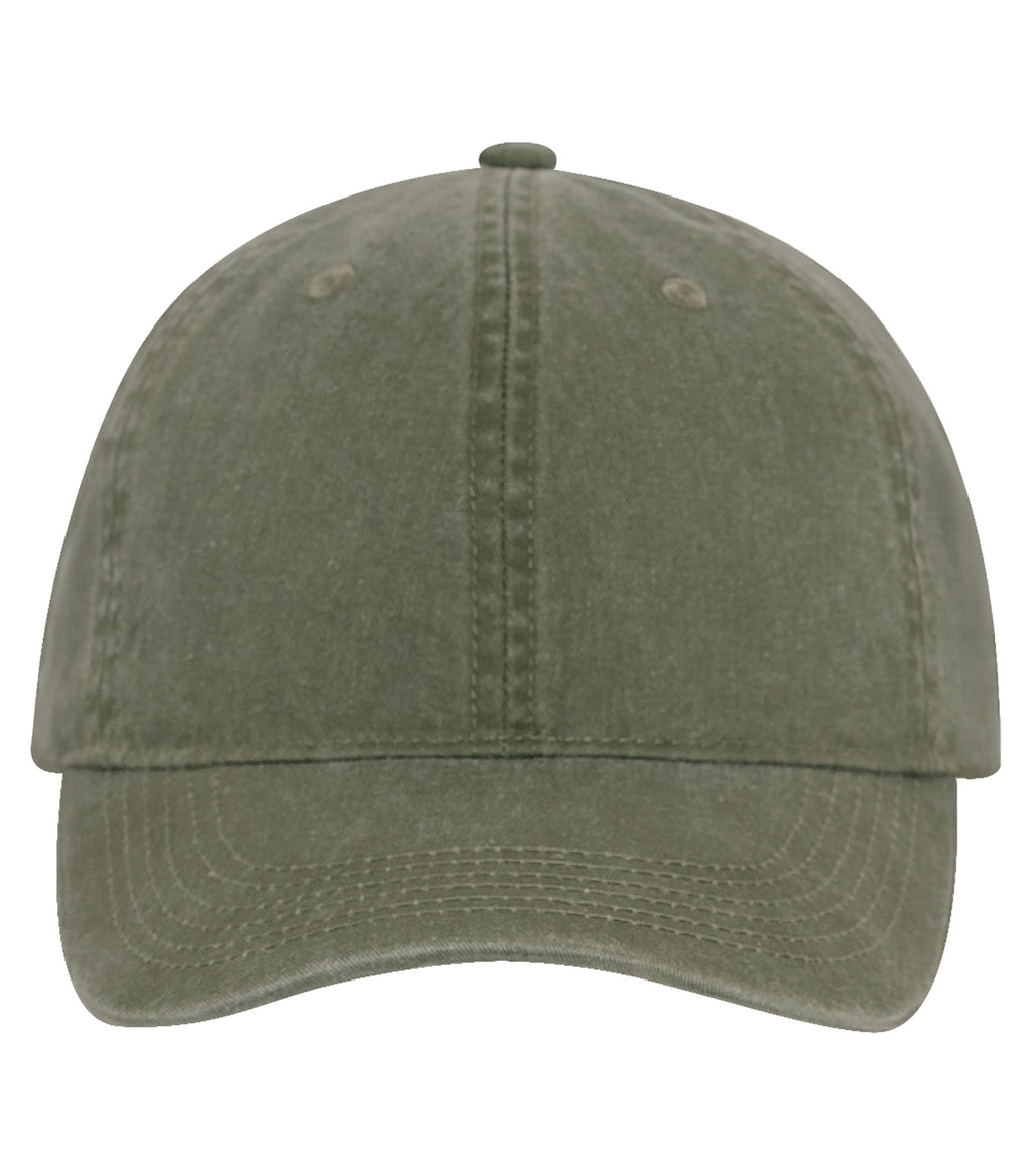 ATC C1321, Pigment Dyed Cap, Military Green