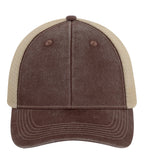 ATC C1322, Pigment Dyed Trucker Cap, Caramel/Crème