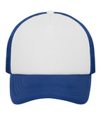 ATC C1327, 5-panel Foam Trucker Cap, White/Royal