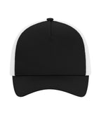 ATC Everyday Collection C1342, Cotton Twill 5-panel Trucker Cap, Black/White