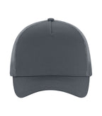 ATC Everyday Collection C1342, Cotton Twill 5-panel Trucker Cap, Coal Grey/Coal Grey