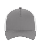ATC Everyday Collection C1342, Cotton Twill 5-panel Trucker Cap, Concrete/White