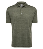 Callaway CGM737, Broken Stripe Texture Polo, Hedge Green