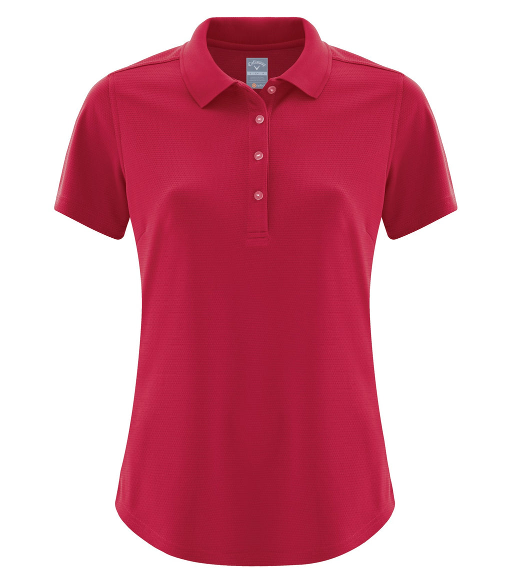 Callaway CGW212, Core Performance Ladies' Polo, Chili Pepper