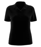 Callaway CGW761, Eco Horizontal Textured Ladies’ Polo, Black