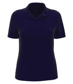 Callaway CGW761, Eco Horizontal Textured Ladies’ Polo, Peacoat Navy