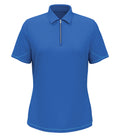 Callaway CGW792, All-over Stitched Chev Ladies’ Polo, Lapis Blue
