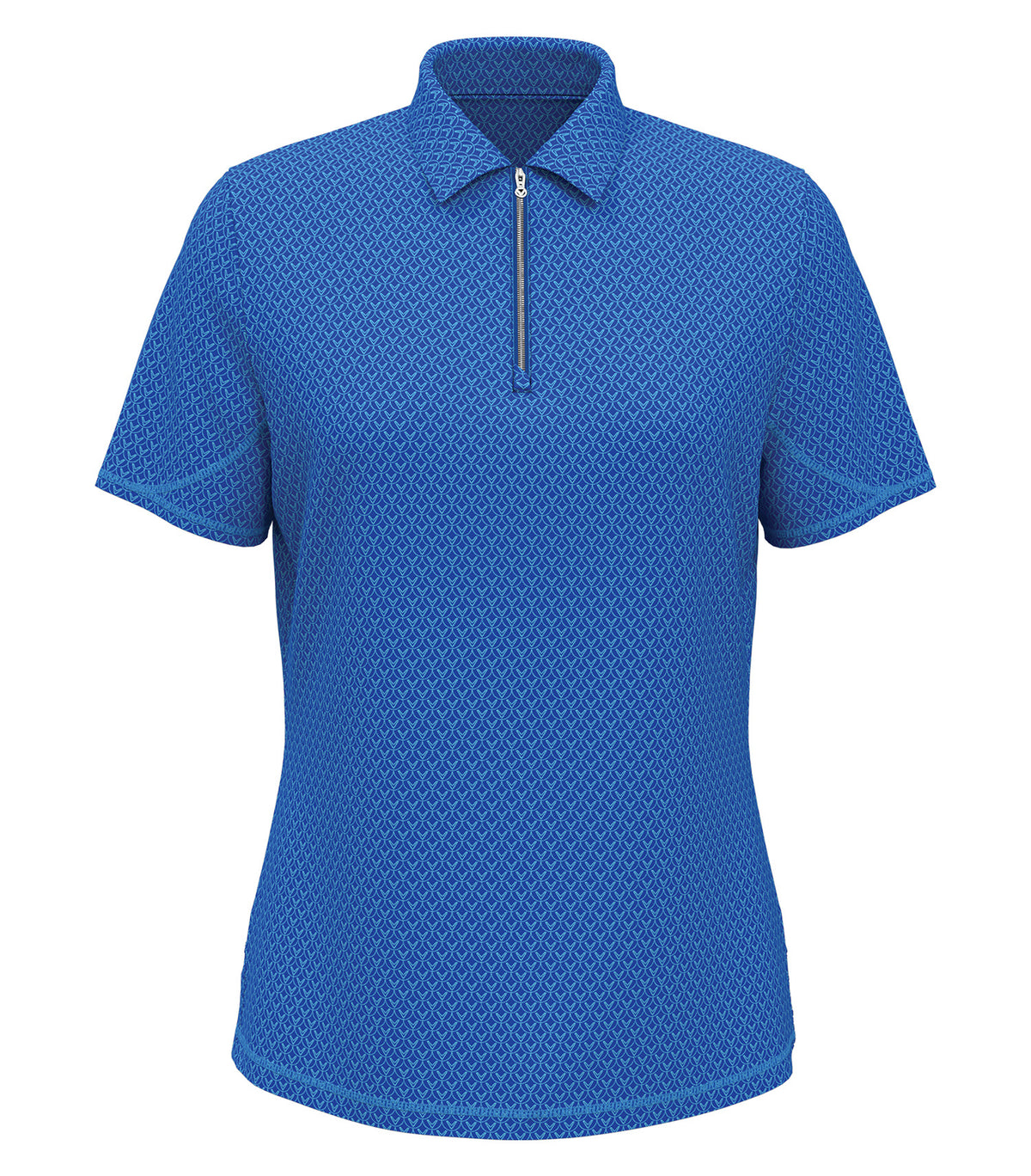 Callaway CGW792, All-over Stitched Chev Ladies’ Polo, Lapis Blue
