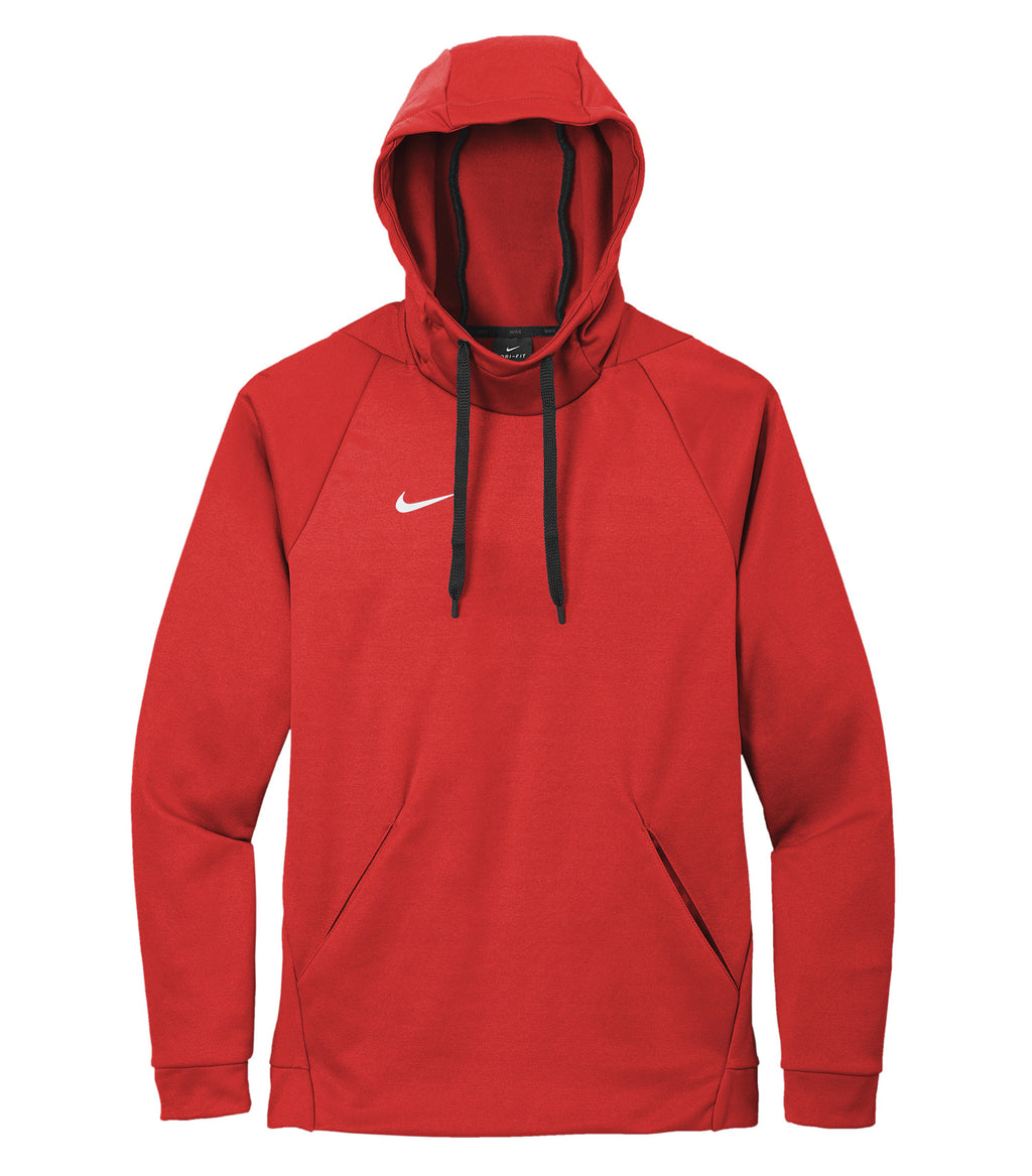 Nike CN9473, Therma-fit Fleece Pullover Hoodie, Team Scarlet