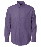 Coal Harbour D6004, Textured Crosshatch Woven Shirt, Grape Harvest