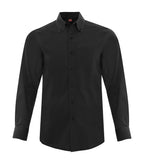 Coal Harbour D6013, Everyday Long Sleeve Woven Shirt, Black