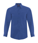 Coal Harbour D6013, Everyday Long Sleeve Woven Shirt, True Royal