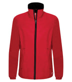 DryFrame DF7636L, Micro Ripstop Tech Water Resistant Fleece Lined Ladies' Jacket, Jester Red