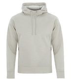 DryFrame DF7656, Dry Tech Water Resistant Fleece Pullover Hoodie, Glacier Heather