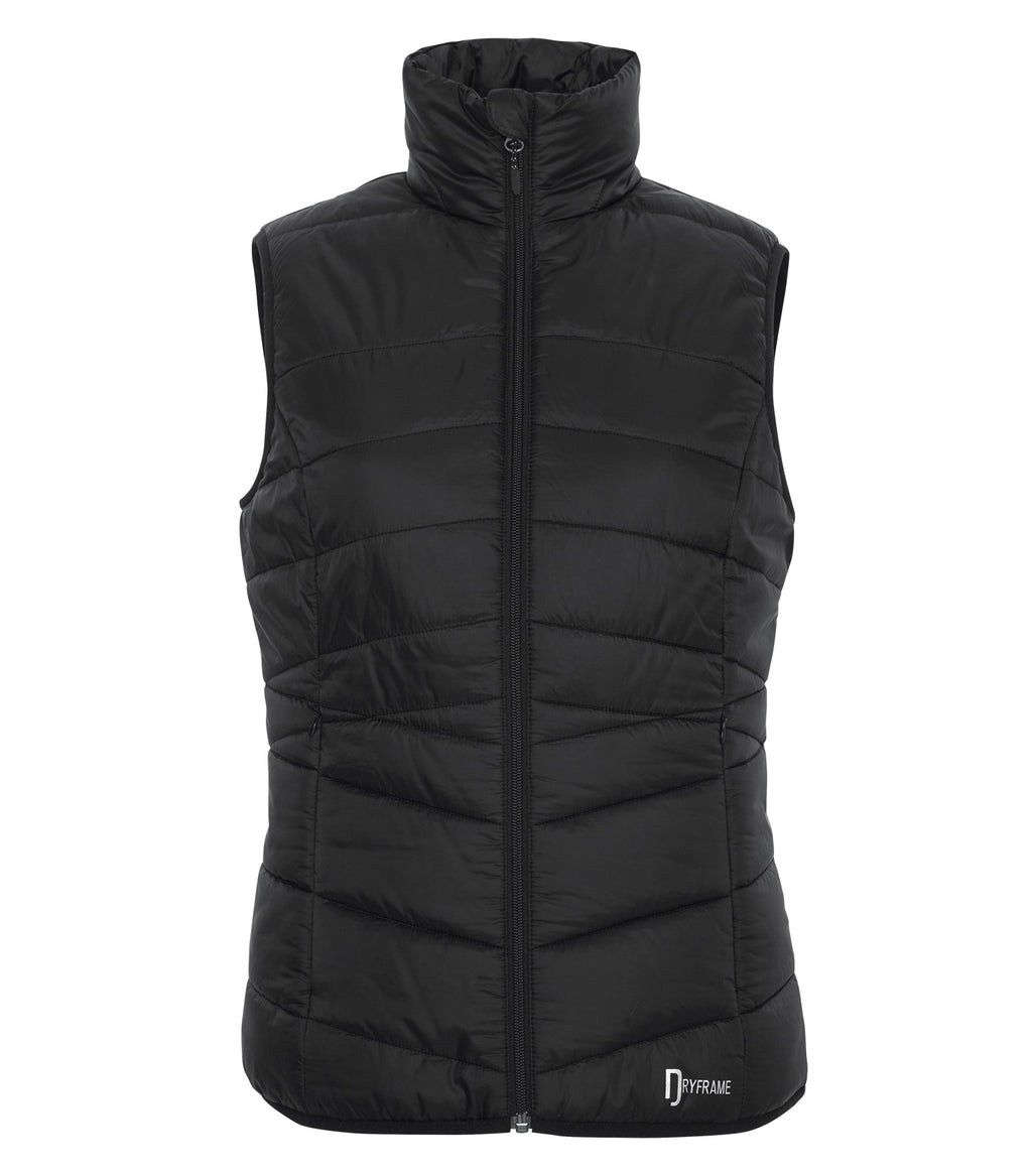 DryFrame DF7673L, Dry Tech Insulated Ladies' Vest, Black