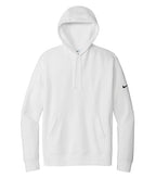 Nike DR1499, Club Fleece Sleeve Swoosh Pullover Hoodie, White