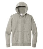 Nike DR1513, Club Fleece Sleeve Swoosh Full Zip Hoodie, Dark Grey Heather