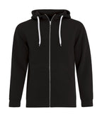 ATC ESACTIVE F2018, Core Full Zip Hoodie, Black