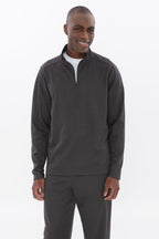 ATC Game Day F2035, Fleece 1/2 Zip Sweat, Charcoal Hthr