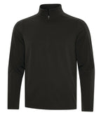 ATC Game Day F2035, Fleece 1/2 Zip Sweat, Black