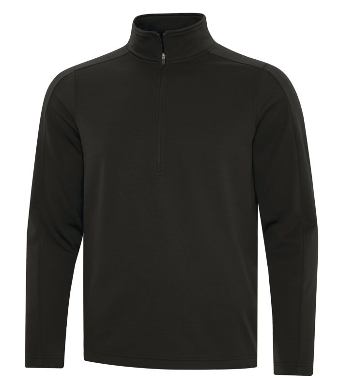ATC Game Day F2035, Fleece 1/2 Zip Sweat, Black