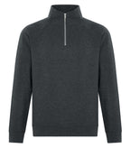 ATC ESACTIVE F2042, Vintage 1/4 Zip Sweatshirt, Black Heather*