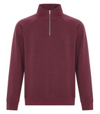 ATC ESACTIVE F2042, Vintage 1/4 Zip Sweatshirt, Cardinal Heather