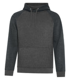ATC ESACTIVE F2044, Vintage Two Tone Hoodie, Black Heather*/Charcoal Heather