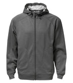 ATC F221, Ptech Fleece Hooded Jacket, Charcoal Heather
