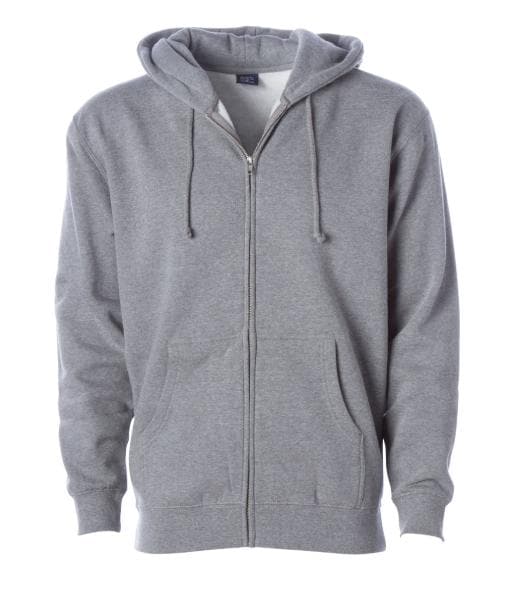 INDEPENDENT IND4000Z-P1, Ind4000z - Men's Heavyweight Zip Hooded Sweatshirt (army, Black, Charcoal, Charcoal Heather, Forest Camo), Gunmetal Heather