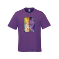 Clash of Gods Split-Face Youth Graphic T-Shirt
