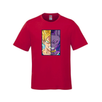 Clash of Gods Split-Face Youth Graphic T-Shirt