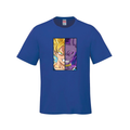 Clash of Gods Split-Face Youth Graphic T-Shirt