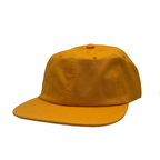 NISSI CAPS GN-1004SB, Washed Cotton Flat Bill Cap, Gold Yellow