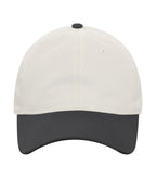 KOI KOI1830, Two Tone Unstructured Snapback Cap, Natural/Charcoal