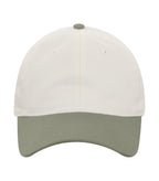 KOI KOI1830, Two Tone Unstructured Snapback Cap, Natural/Thyme