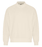 KOI KOI2058, Element Cvc French Terry 1/4 Zip, Natural
